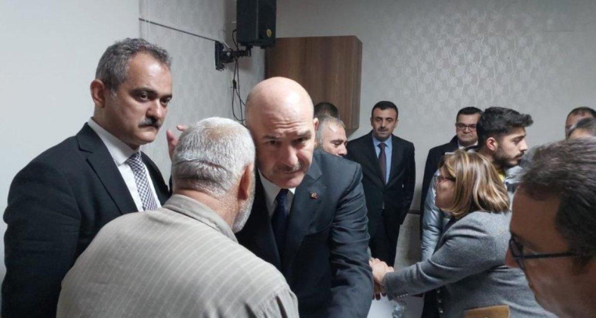 Süleyman Soylu ve Mahmut Özer'den hayatını kaybeden öğretmenin ailesine taziye ziyareti