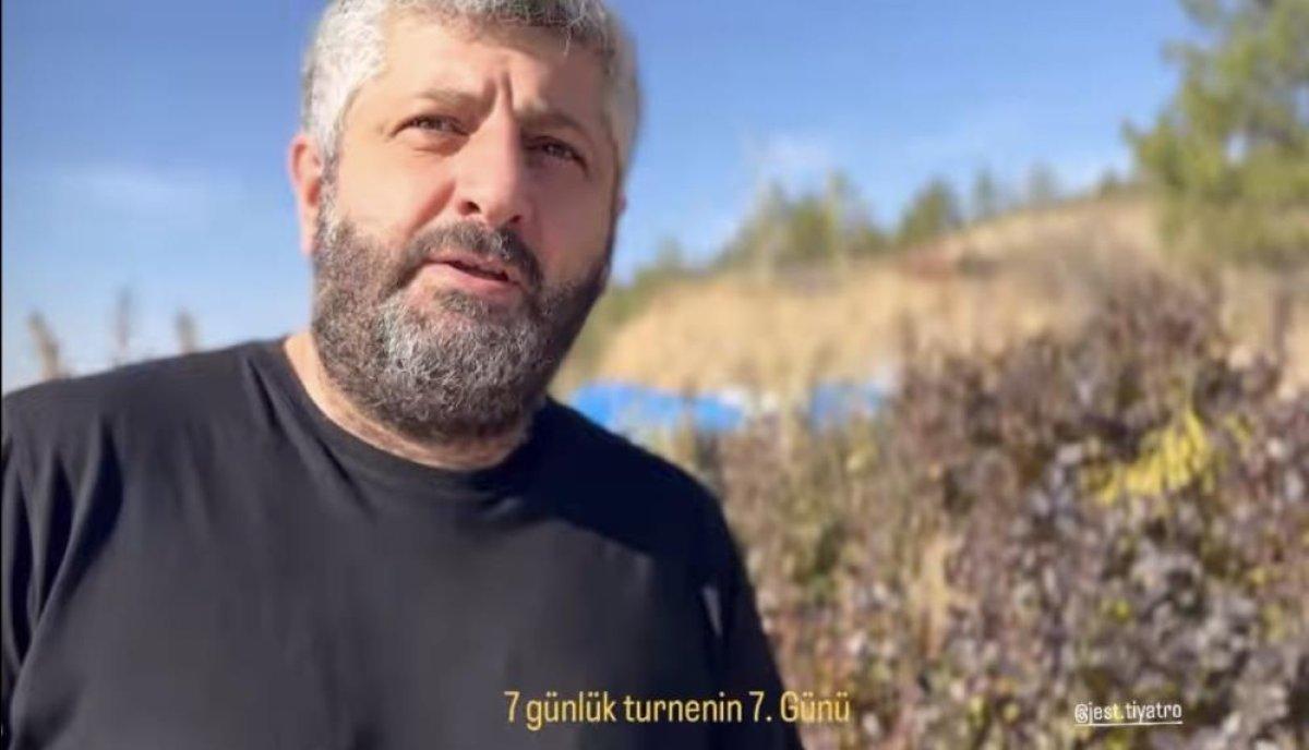 Amasya'daki kazadan önce tiyatrocuların son görüntüleri