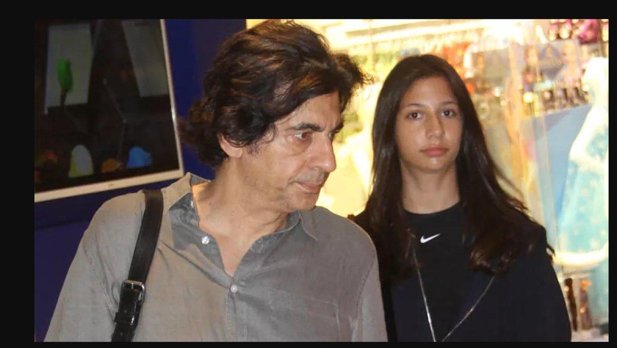 Okan Bayülgen kızıyla yanı sahnede