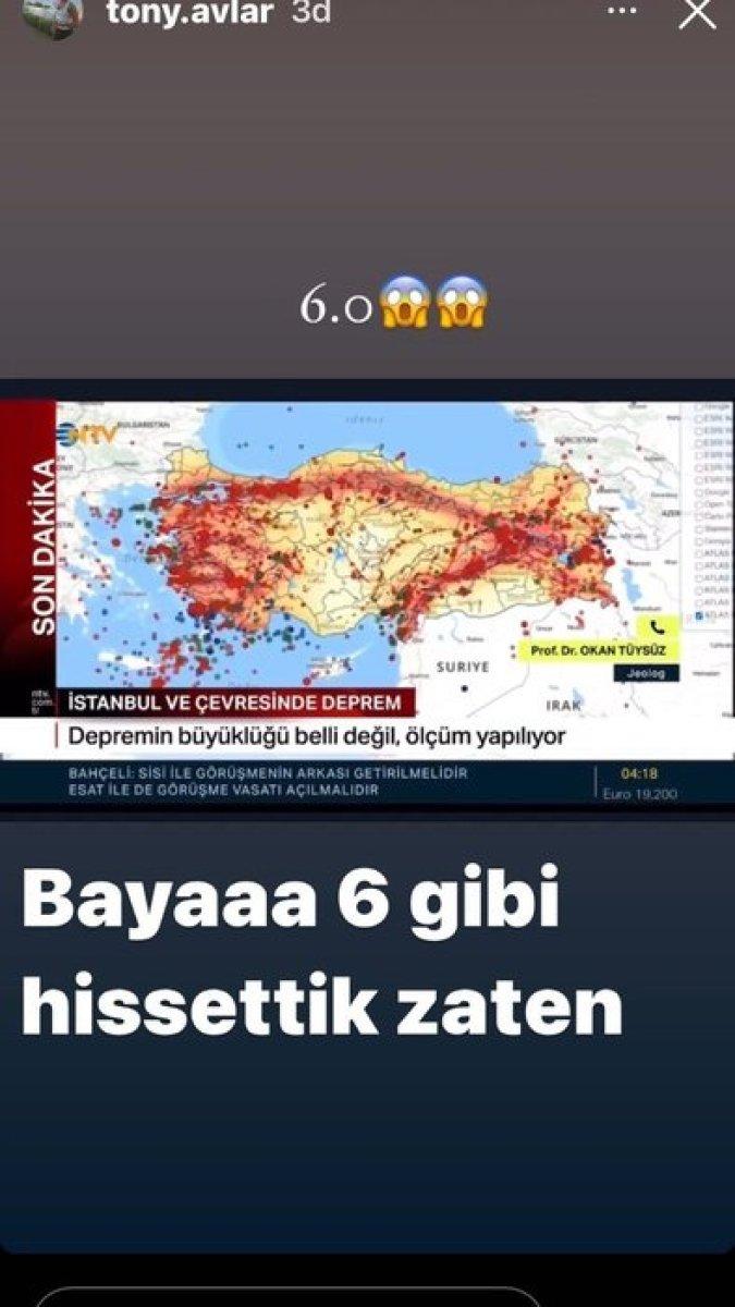 Ünlülerden Düzce depremi paylaşımı