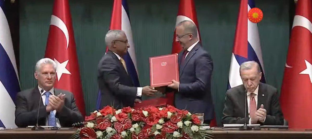 Türkiye ile Küba arasında 6 anlaşma imzalandı