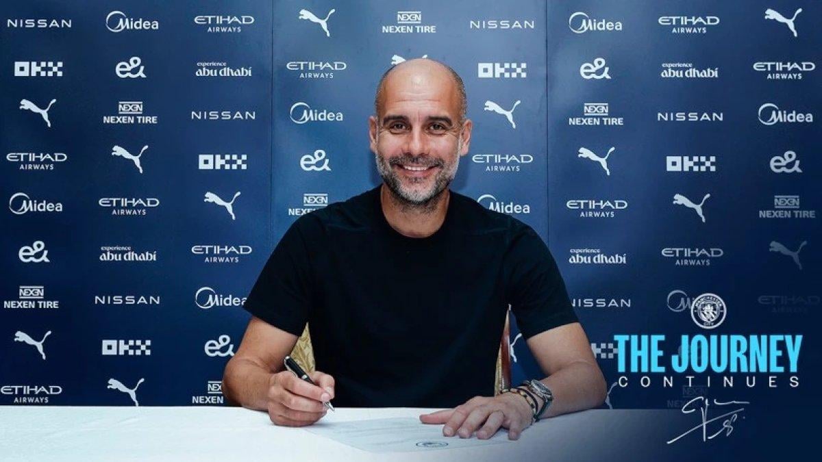 Pep Guardiola'nın sözleşmesi uzatıldı