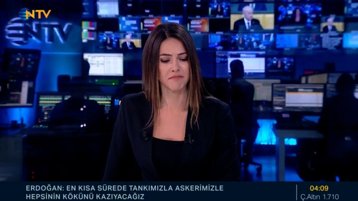 NTV spikeri canlı yayında depreme yakalandı