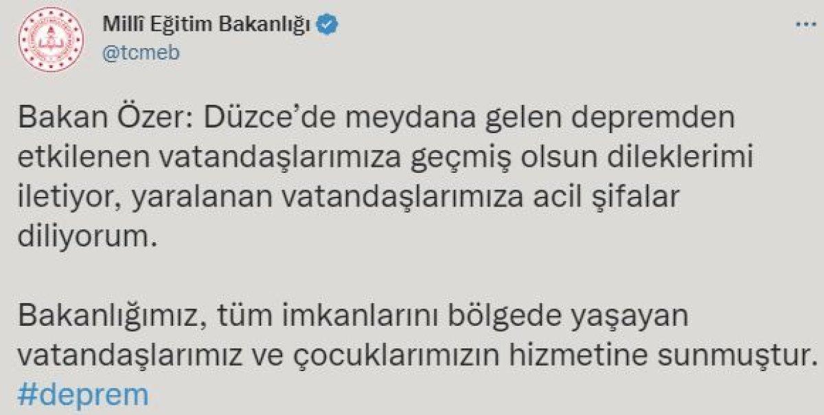Mahmut Özer'den deprem mesajı: İmkanlarımızı vatandaşlara sunduk