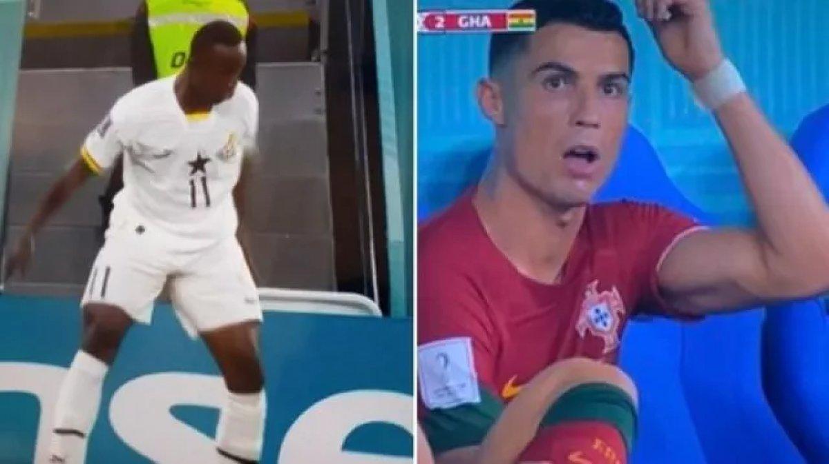 Osman Bukari'den Ronaldo'yu kızdıran sevinç