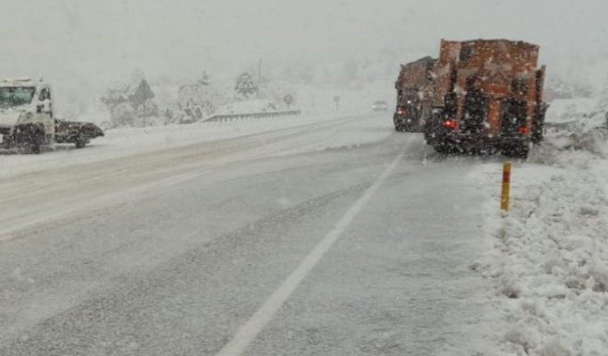 Alacabel’e mevsimin ilk karı düştü