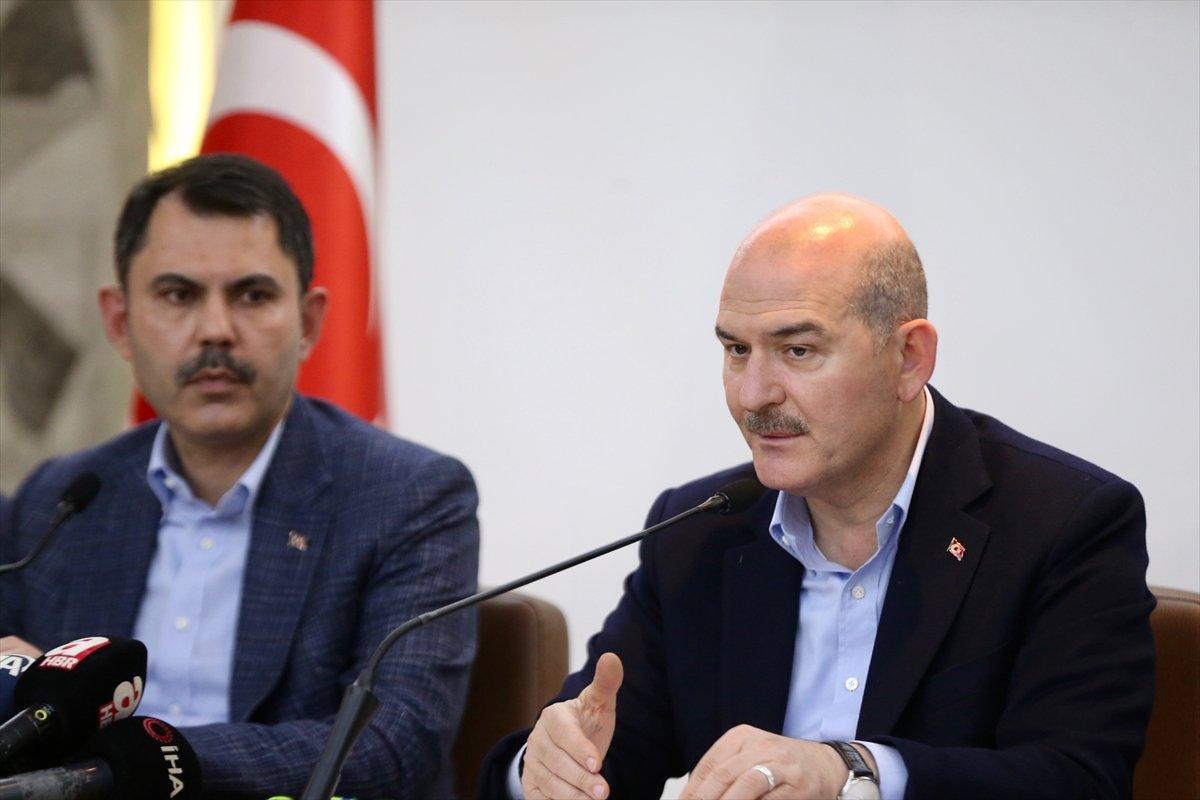 Süleyman Soylu ve Murat Kurum'dan Düzce depremiyle ilgili son durum değerlendirmesi