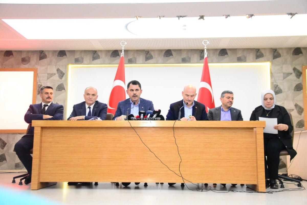 Süleyman Soylu ve Murat Kurum'dan Düzce depremiyle ilgili son durum değerlendirmesi
