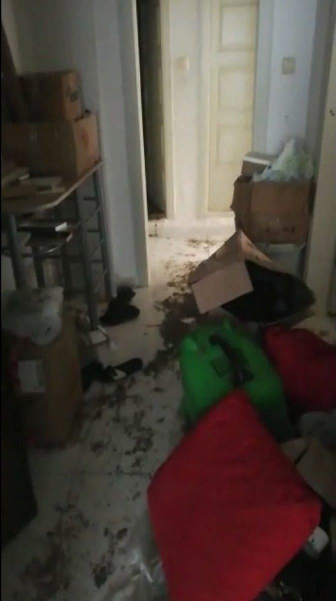 Sakarya'da kiraya verdiği evi çöp içinde buldu 