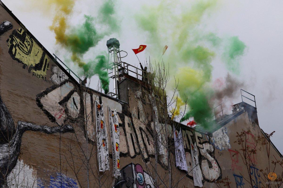 Berlin’de PKK yandaşları gösteri ve yürüyüş yaptı