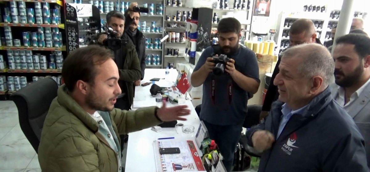 Ümit Özdağ'a esnaftan Suriyeli çıkışı