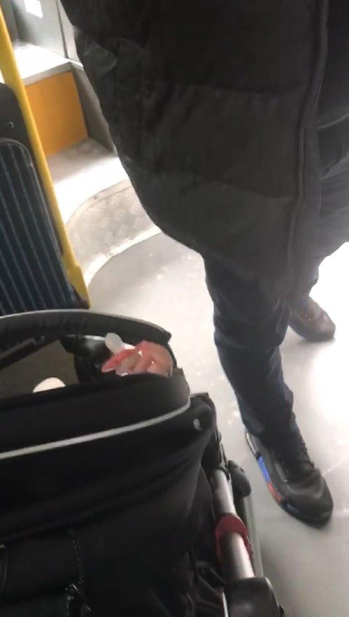 Esener’de, pusetle binen kadın yolcuyu indiren şoförün kartı askıya alındı 