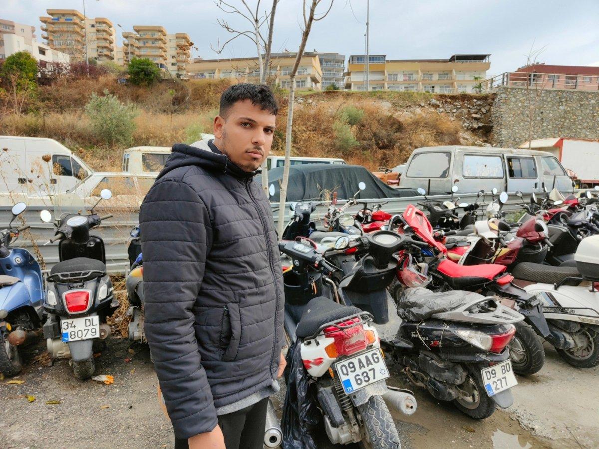 Aydın'da satın aldığı motosiklet başına bela oldu