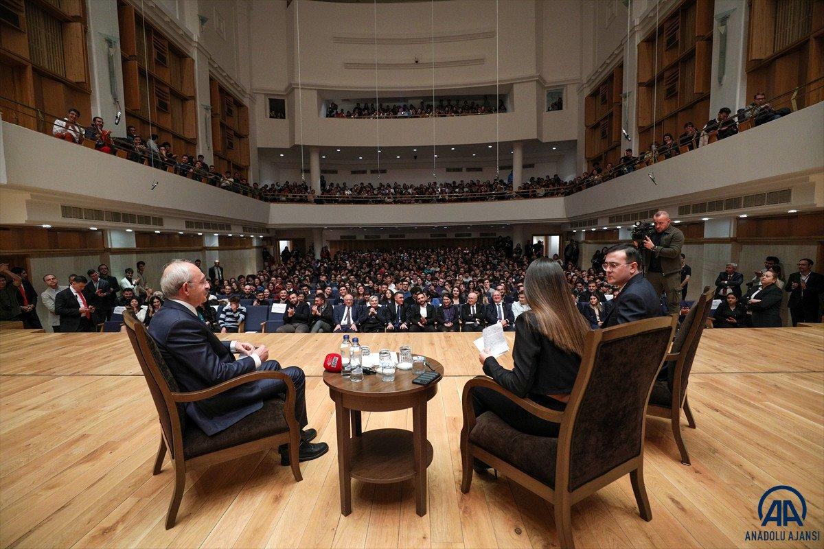 Kemal Kılıçdaroğlu üniversite öğrencileriyle buluştu
