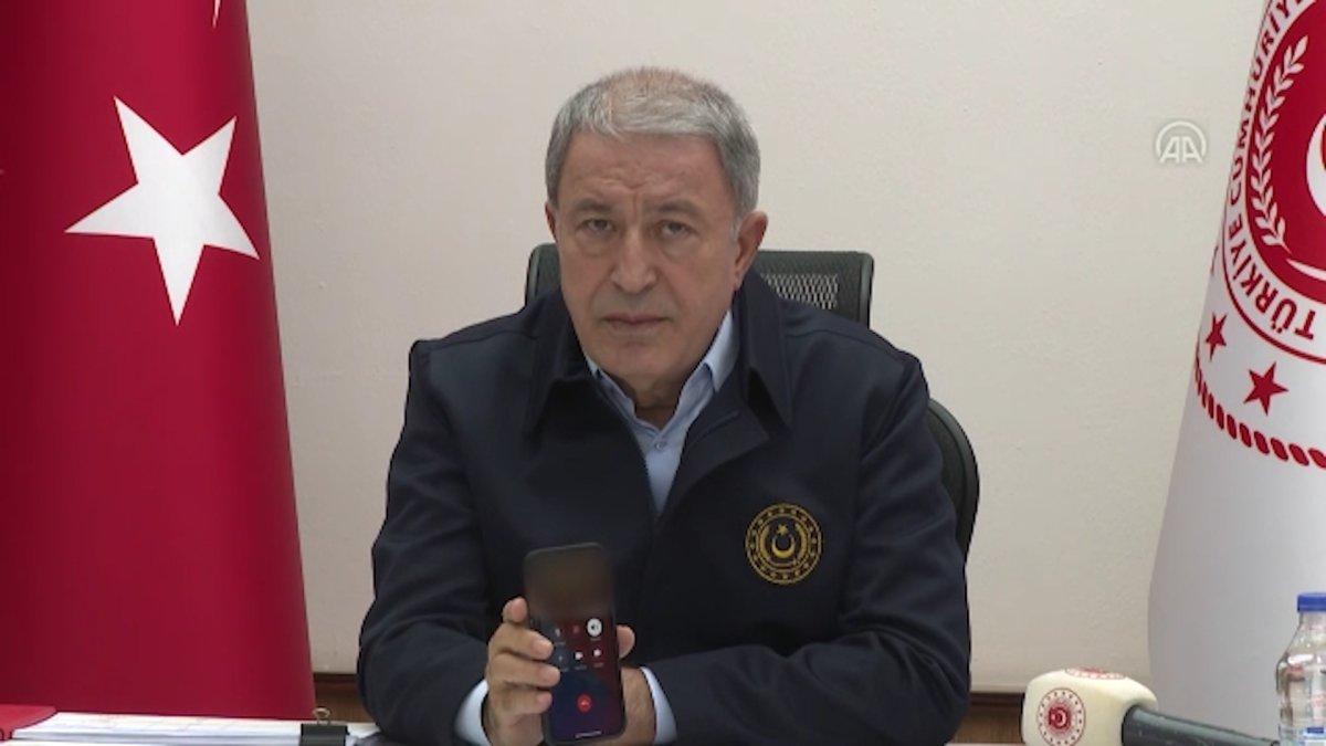 Cumhurbaşkanı Erdoğan Hulusi Akar'la görüştü