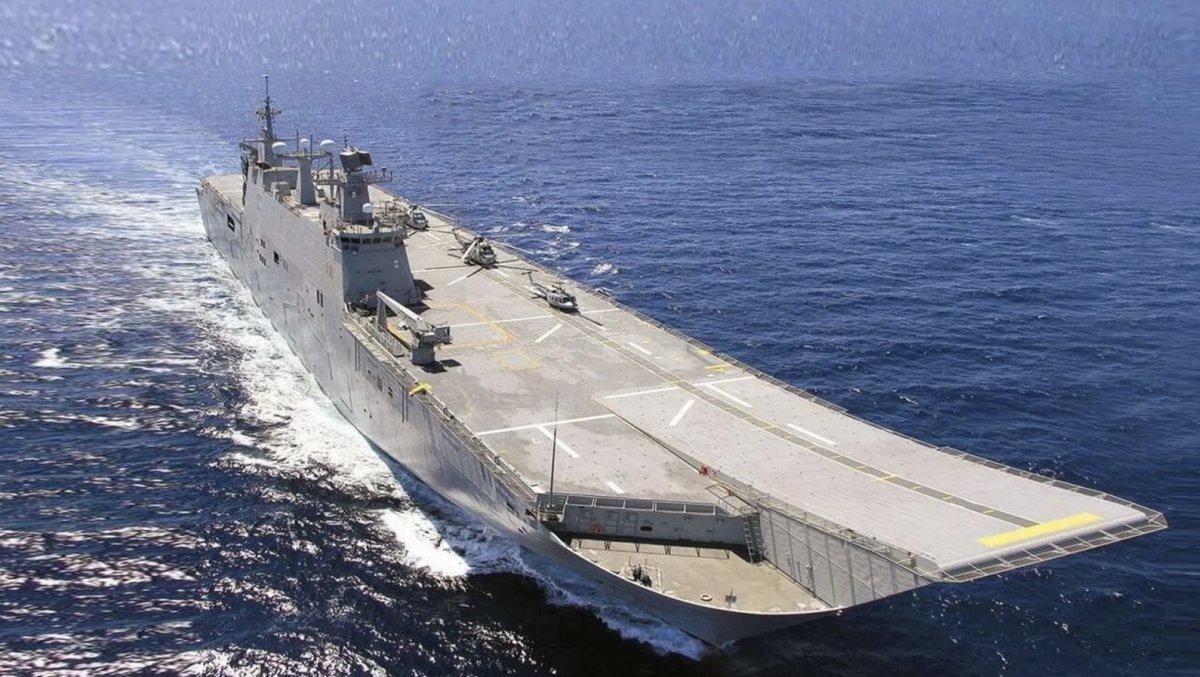 Çok amaçlı amfibi gemi LHD ANADOLU için geri sayım