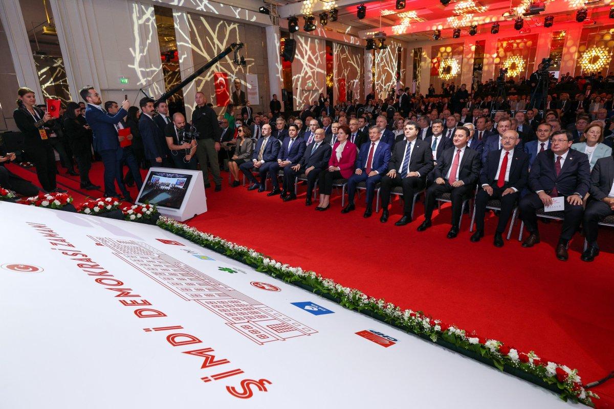 Altı masadan 156 sayfalık anayasa taslağı