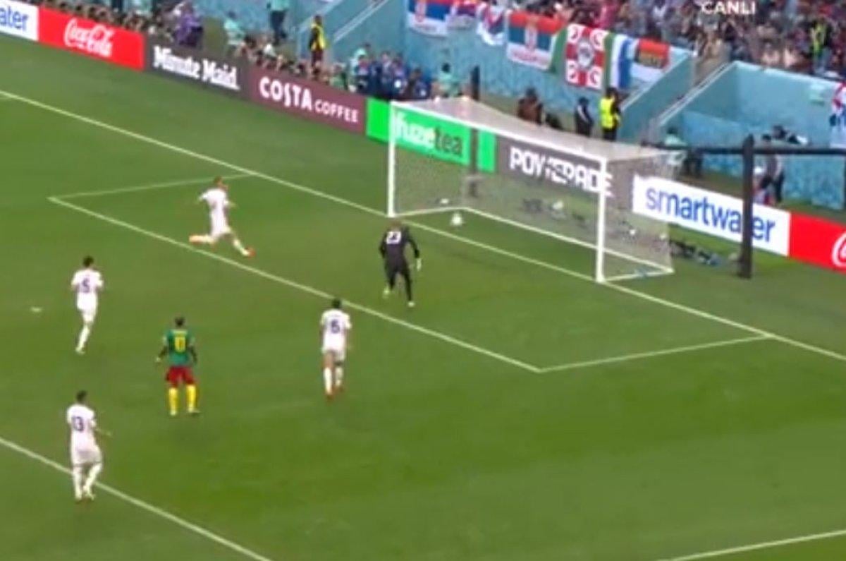 Aboubakar'dan Sırbistan'a klas aşırtma golü