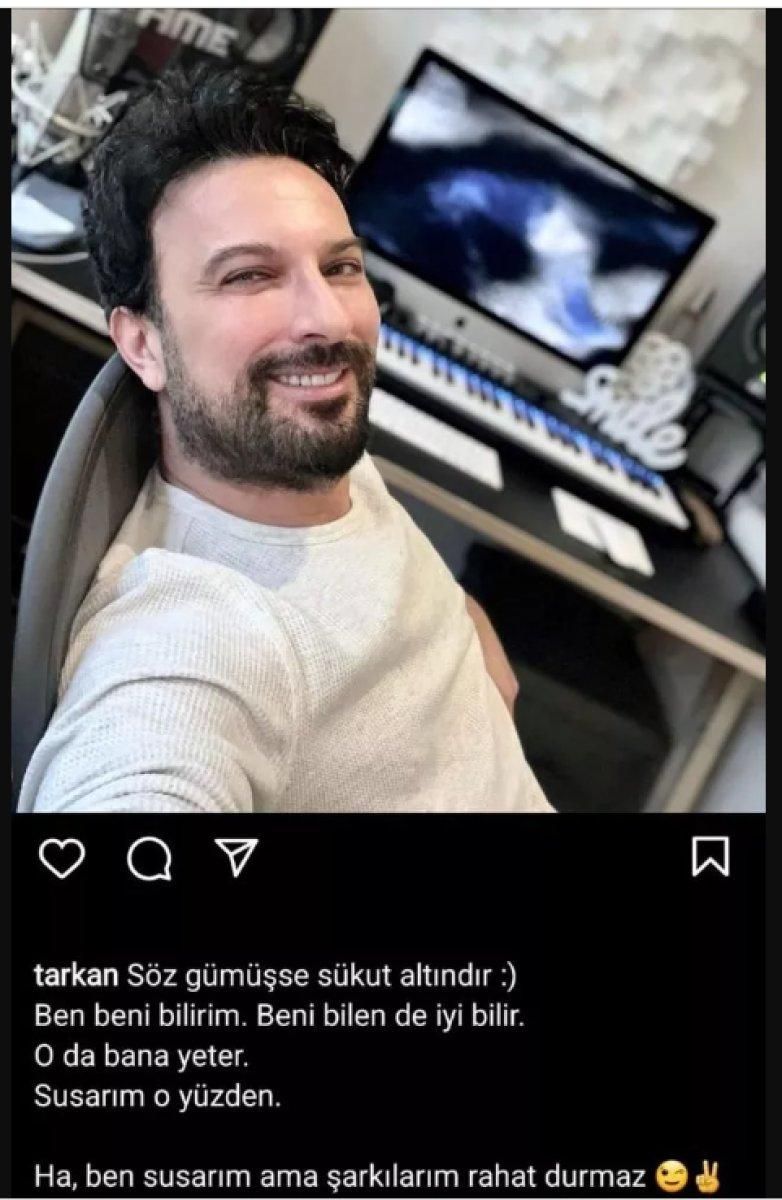 Tarkan, tepkilere cevap verdi
