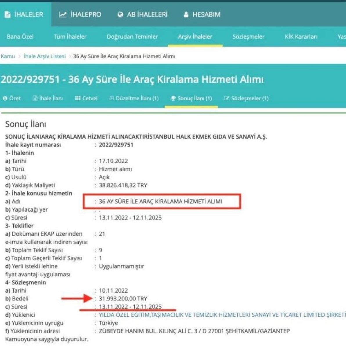 İBB'nin yaklaşık 32 milyon liralık lüks araç siparişi