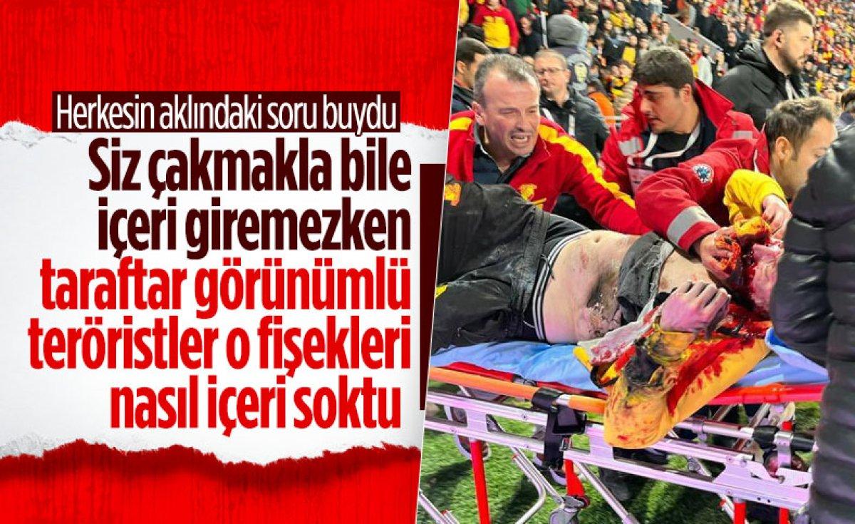 Göztepe - Altay maçında çocuklar tribünde kabusu yaşadı