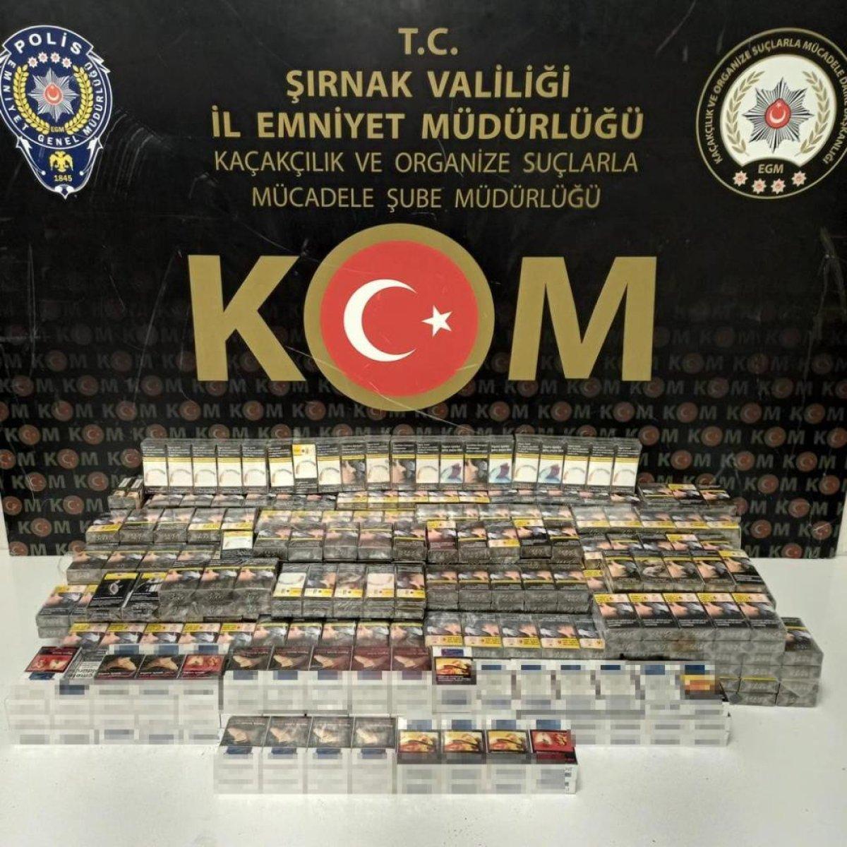 Şırnak’ta kaçakçılık ve asayiş operasyonu