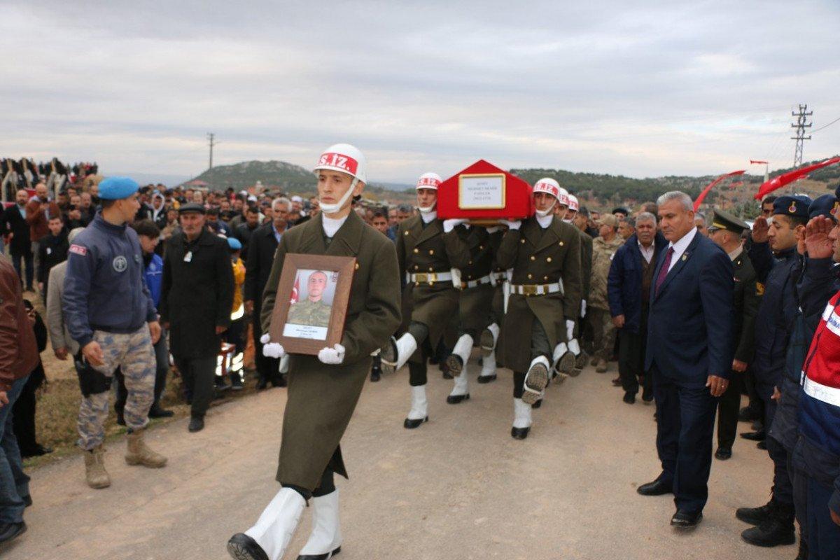Şehit Mehmet Demir’e hüzünlü veda