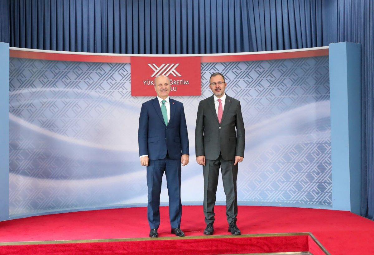 Gençlik ve Spor Bakanlığı ile YÖK arasında iş birliği protokolü