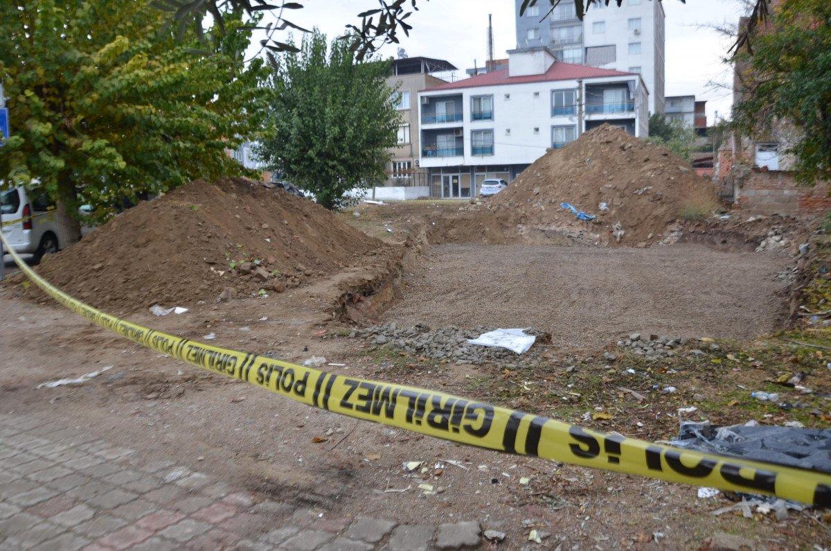 Aydın’da, inşaat alanında kafatası ve kemikler çıktı