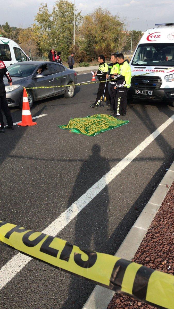 Ankara'da önce kamyonet ardından otobüs çarptı