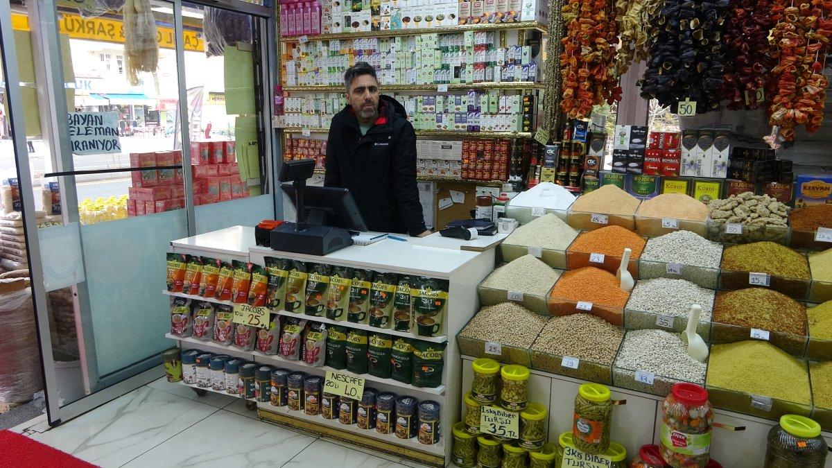 Diyarbakır'da yağ tenekesi çalan hırsıza esnaf isyan etti