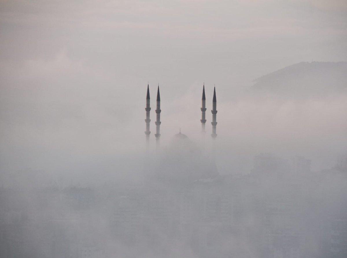  Kahramanmaraş sisler içinde kaldı