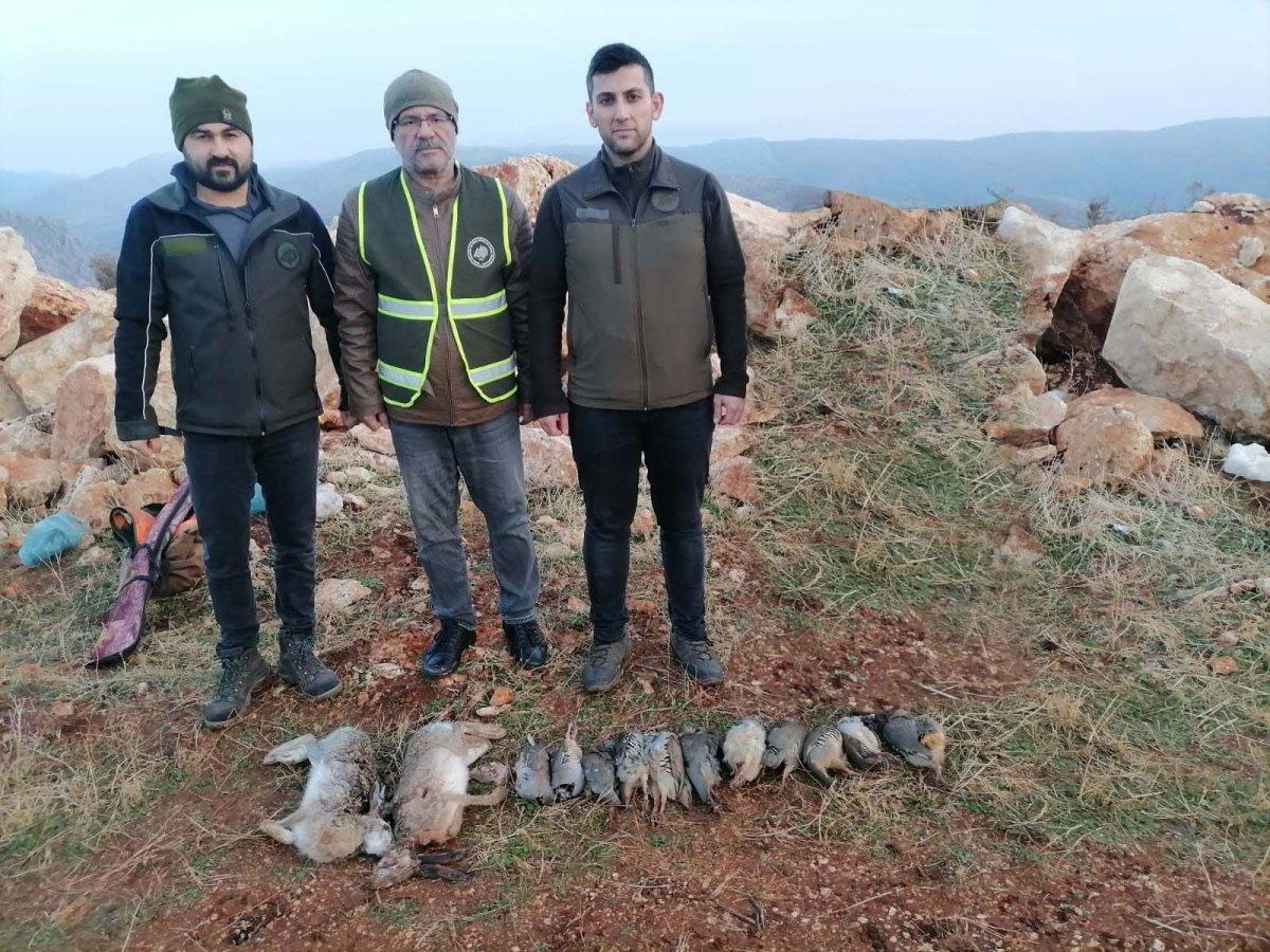 Siirt'te kaçak avcılık yapan 12 kişiye para cezası verildi
