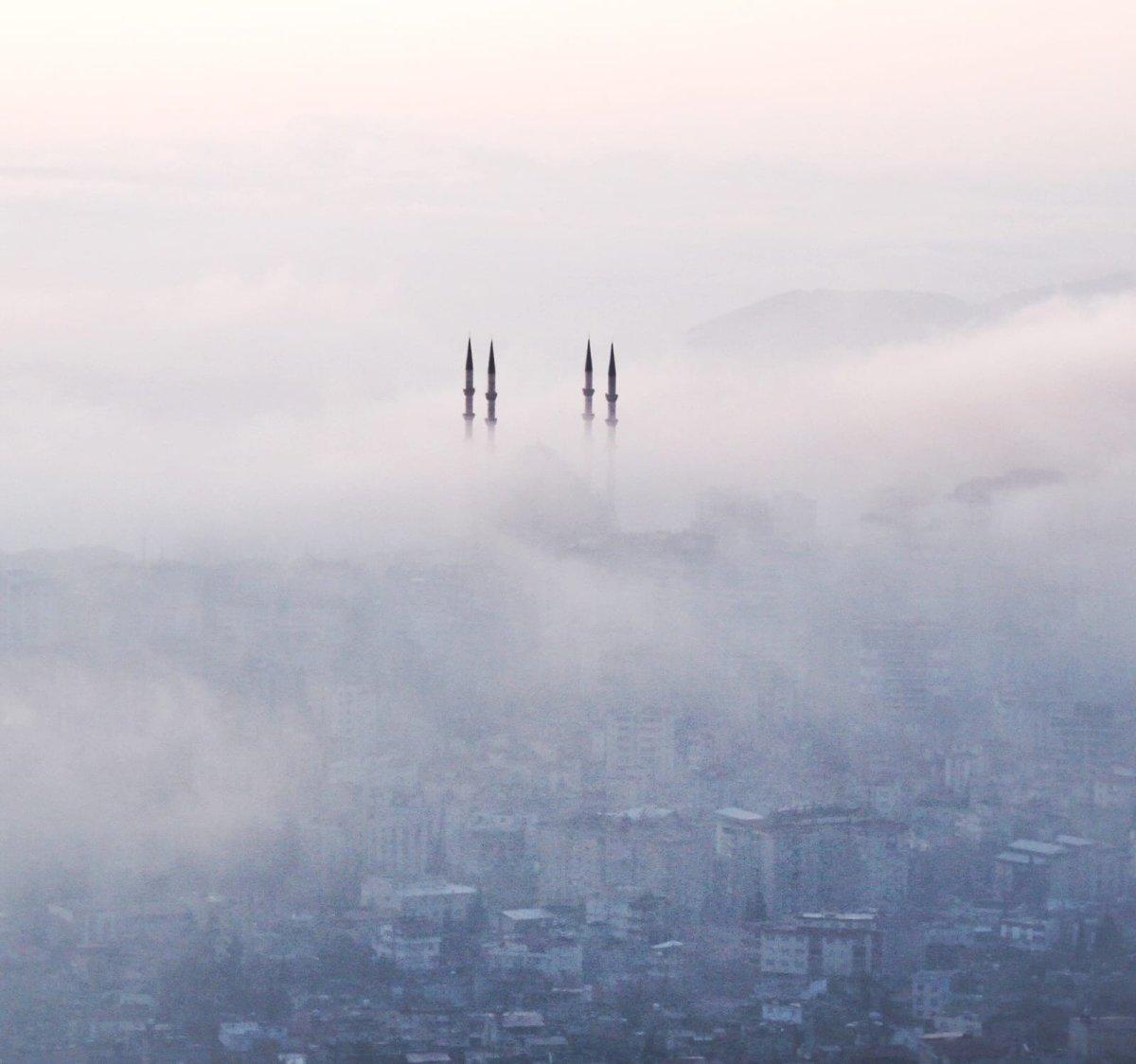  Kahramanmaraş sisler içinde kaldı