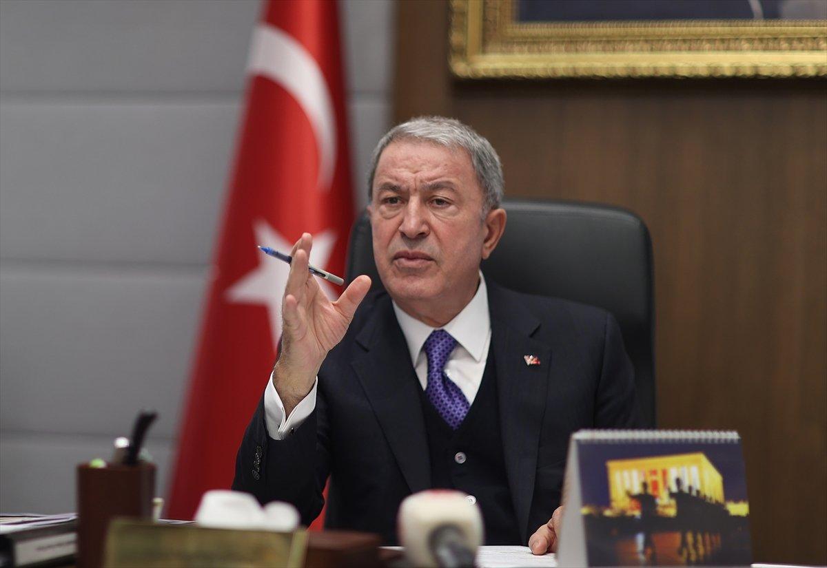 Hulusi Akar İtalyan mevkidaşı ile görüştü