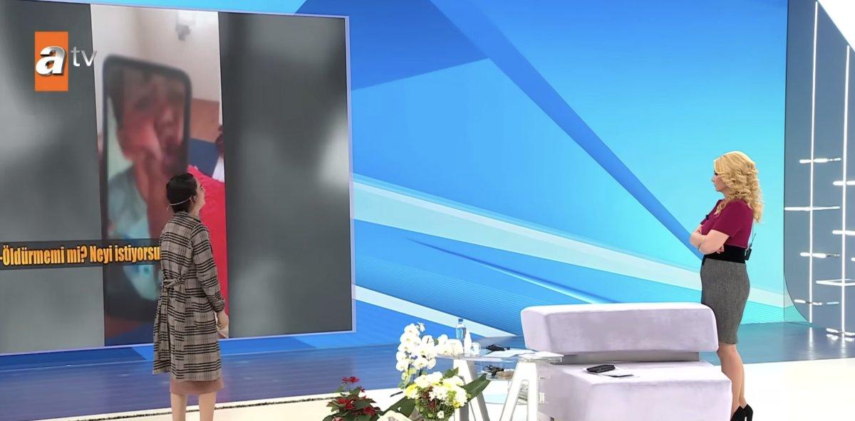 Canlı yayında baba dehşeti: Öz evlatlarını öldürmekle tehdit etti