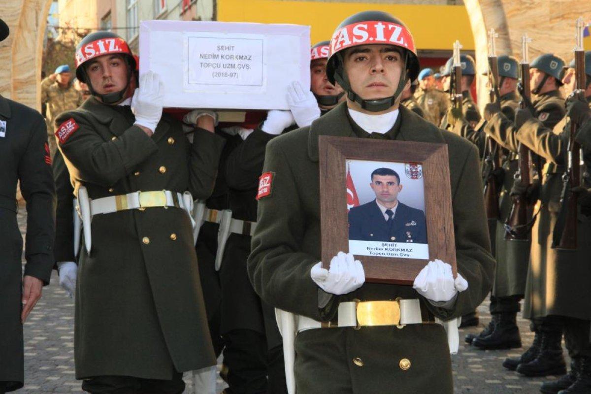 Pençe şehidi son yolculuğuna uğurlandı