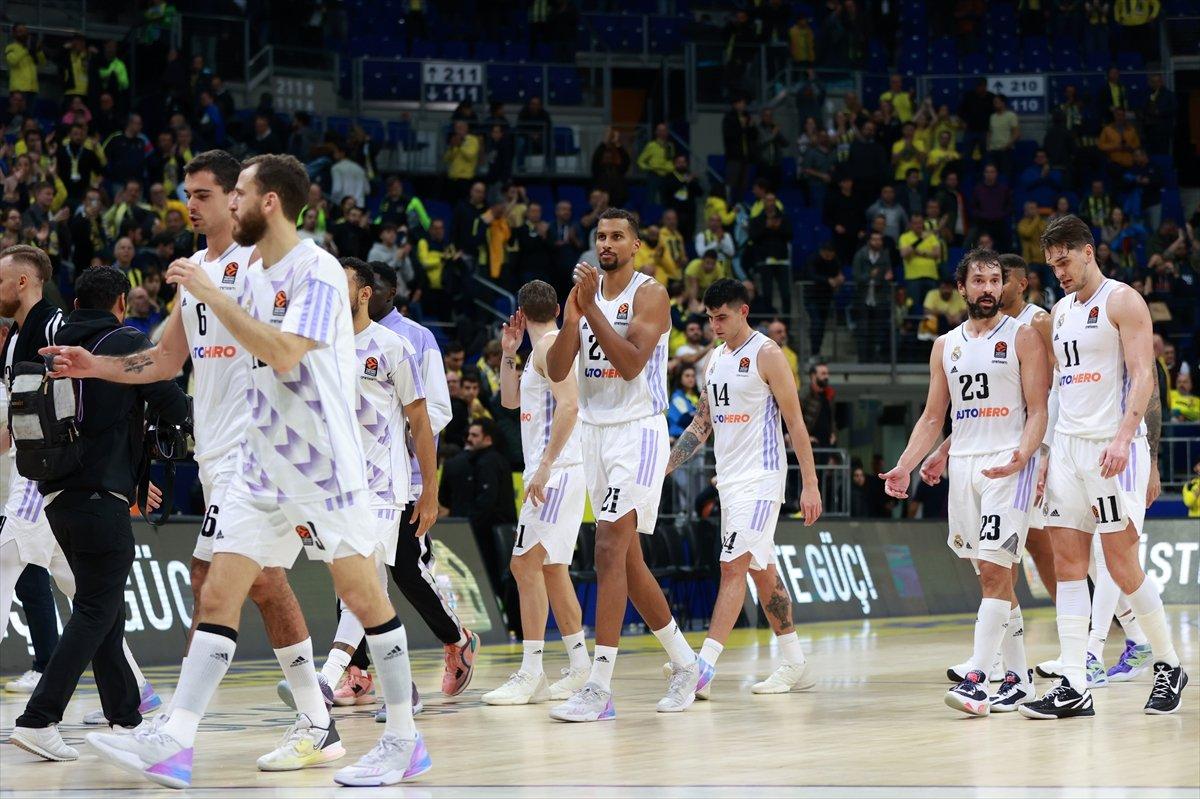 Fenerbahçe'nin EuroLeague'de serisini Real Madrid bozdu
