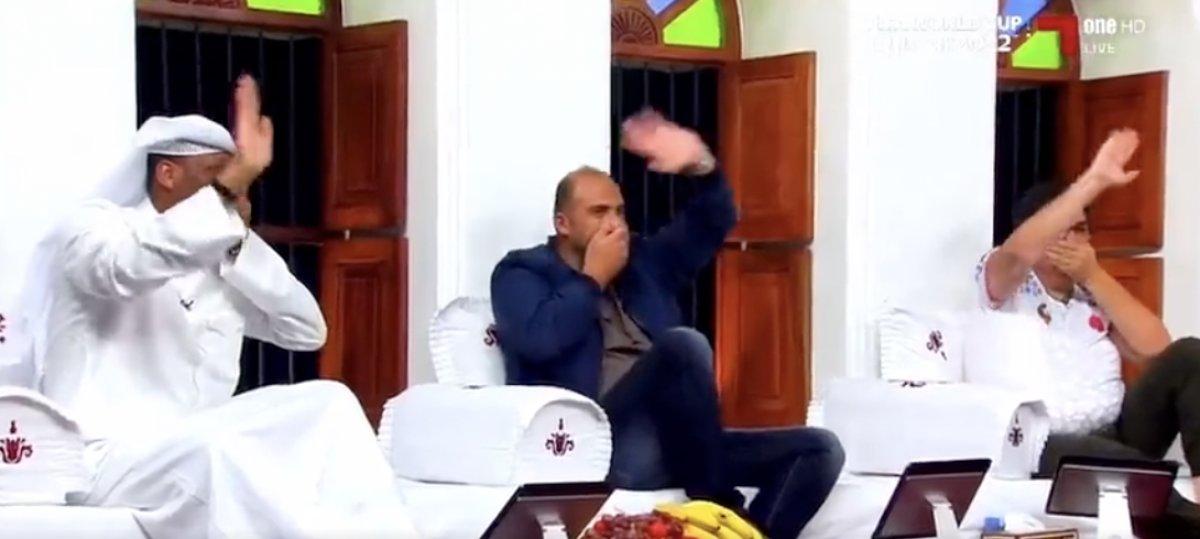 Katar televizyonunda Almanya'ya göndermeli veda