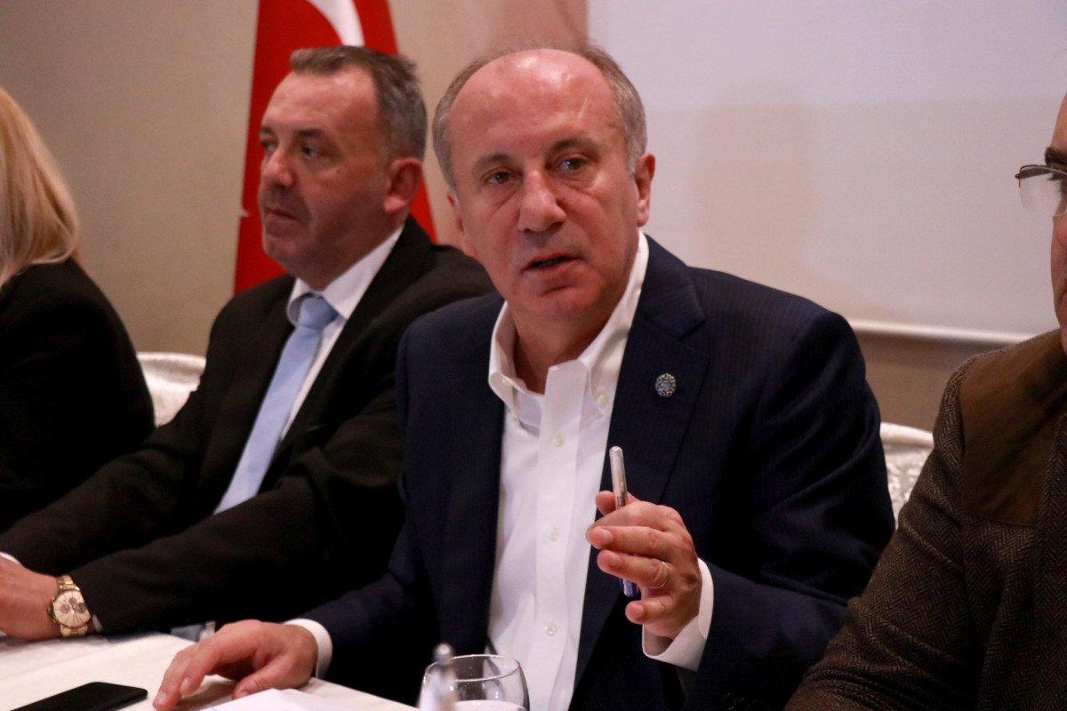 Muharrem İnce: Esad'a mektup yazdım ama benimle görüşmedi