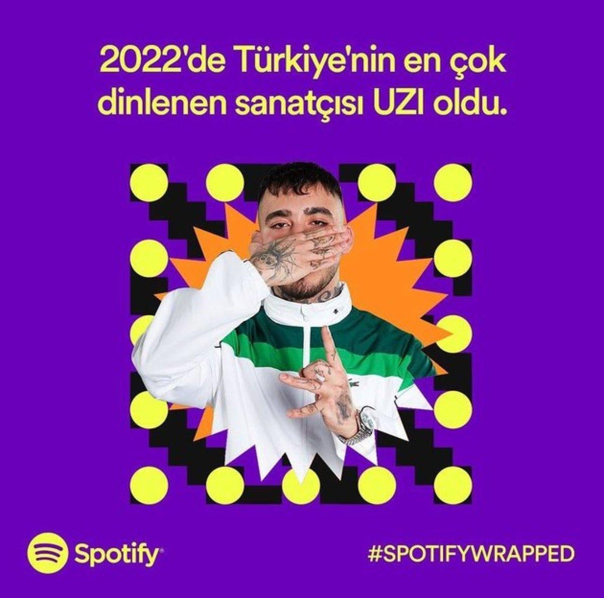 2022 yılının en çok dinlenen şarkısı belli oldu