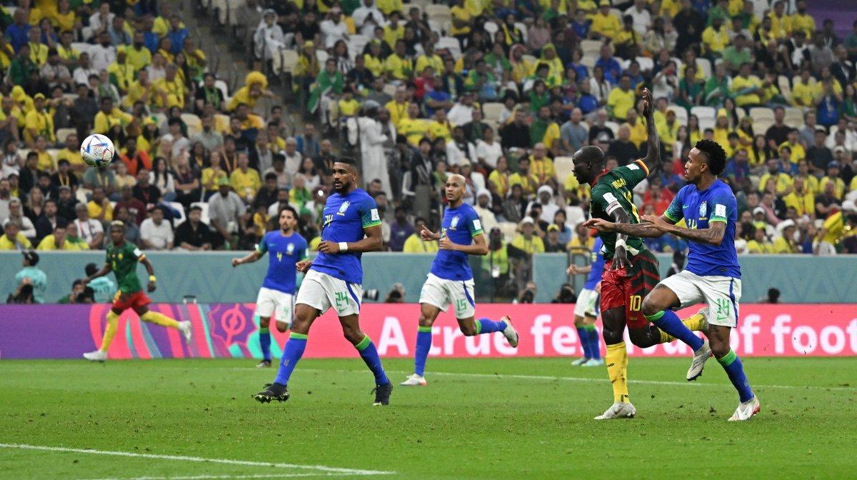 Kamerun'a yenilen Brezilya son 16'da 