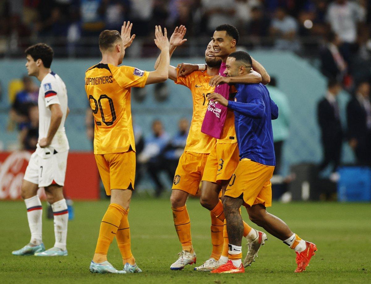 Hollanda, ABD'yi yenerek çeyrek finale kaldı
