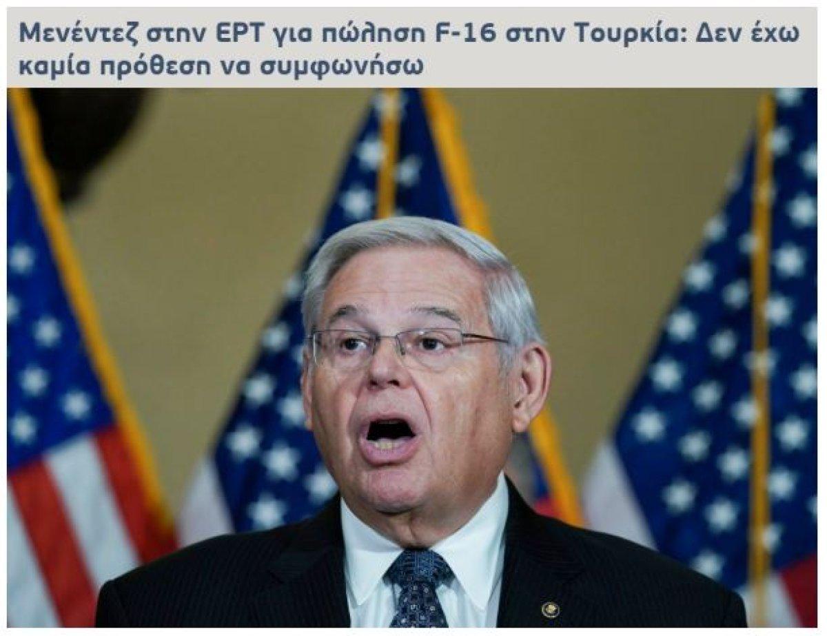 Bob Menendez, Türkiye'nin Suriye'ye askeri harekatına karşı çıktı