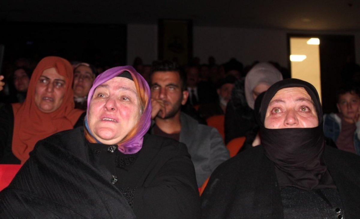 Bayburt'ta şehitleri anma programında duygusal anlar