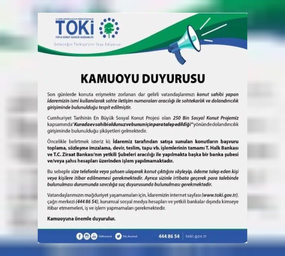 TOKİ duyuru mesajı! TOKİ MMS(multimedya) mesajı nedir, neden açılmıyor?