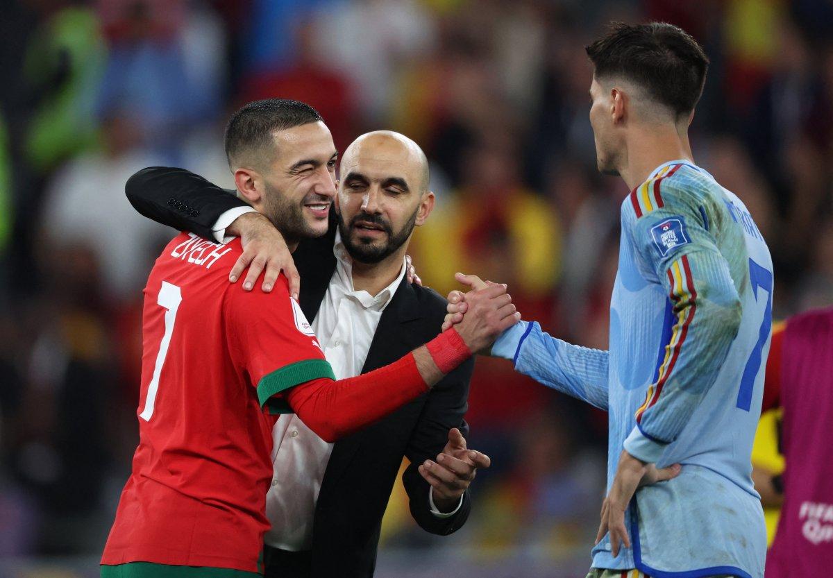 Fas, İspanya'yı penaltılarda yenerek çeyrek finale yükseldi