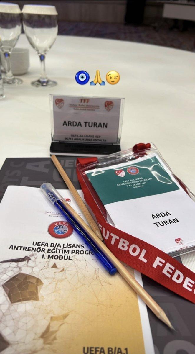 Arda Turan, teknik direktör olmaya hazırlanıyor 