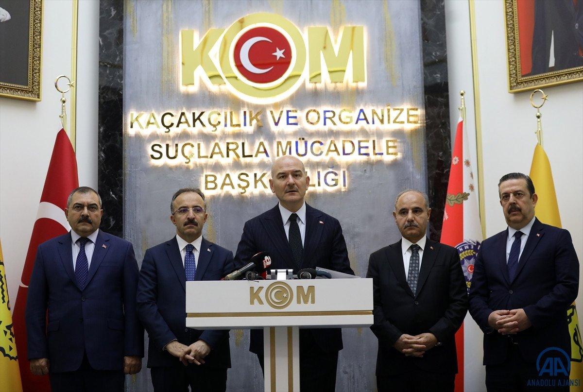 Süleyman Soylu: Suç örgütlerine yönelik 'Silindir Operasyonu' başlatıldı