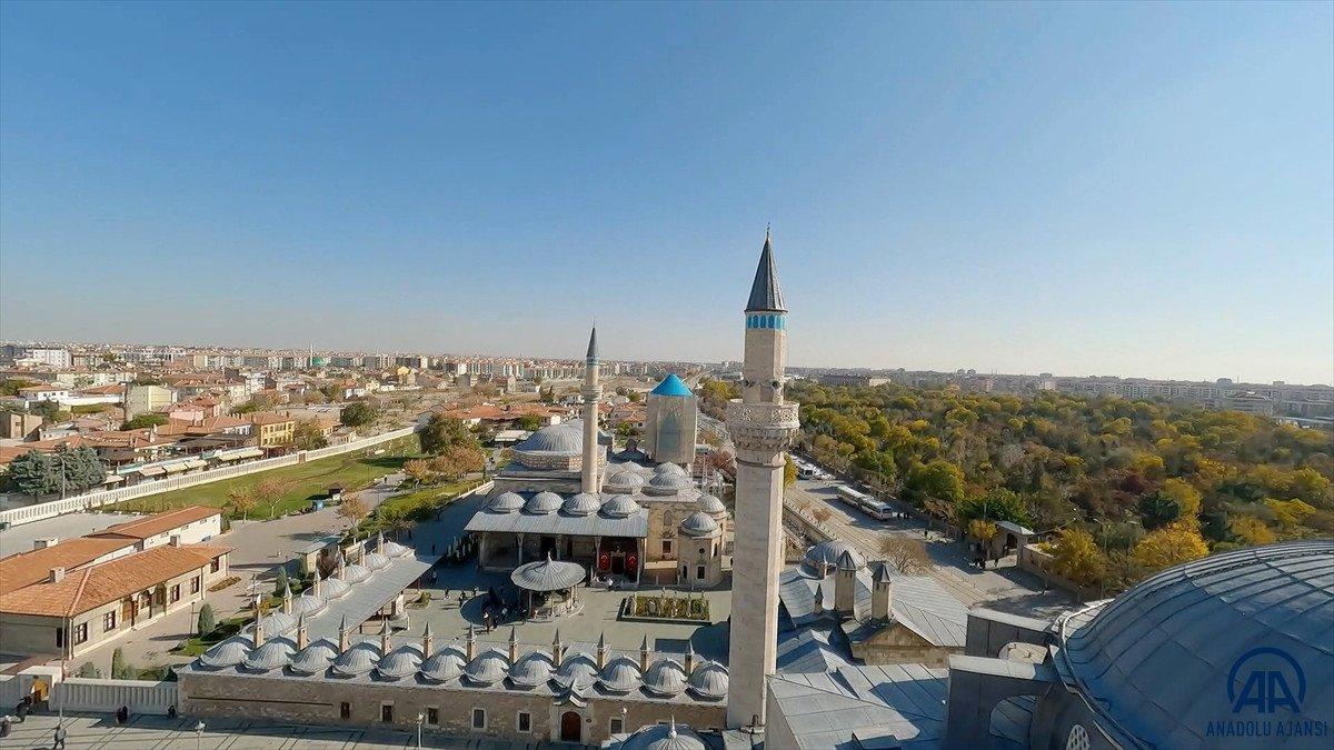 Mevlana Müzesi FPV drone'la görüntülendi